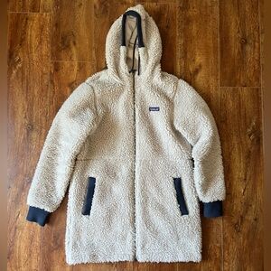 Women’s Patagonia Cream Teddy Jacket, size medium